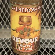 SHINEDOWN OFFICIAL Hot Sauce 5 Oz ~ DEVOUR ~ Pineapple Jerk Sauce