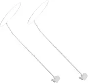 SOLUSTRE 2 Sets Adjustable Canopy Stand for Crib Iron Bracket Support Net Holder for Bed Safe Design for Nurseries and Outdoor Use Friendly
