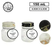 72x 150ML Glass Preserving Jars Food Storage Container Kitchen Jam Spice Small
