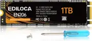 EN206 1TB 3D TLC NAND Flash M.2 SSD, M.2 2280 SATA III 6Gb/S SSD Internal Hard D