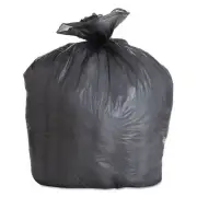 Boardwalk 434722BLK High-density Can Liners, 43 X 47, 56-gal, 22 Micron