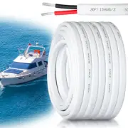 Marine Wire Duplex Flat Boat Wire Heavy Duty Tinned Electrical Copper Wire for B