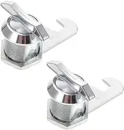 COHEALI 2Pcs Keyless Cabinet Locks Heavy Duty Showcase Locks for Doors Durable Safety Lock for Home and Office Theft Function