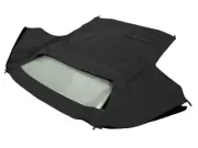 Fits:Nissan 240SX Soft Top & Plastic Window 1992-94 HAARTZ Black Stayfast CANVAS