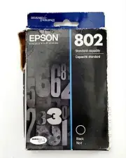 Genuine OEM Epson T802120-S DuraBrite Standard Capacity WorkForce Pro WF-4720