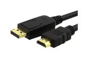 Astrotek DisplayPort DP to HDMI Adapter Converter Cable 1m - Male to Male 1080P Gold-Plated for PC/Laptop to HDTVs Projectors Displays 20P M - 19P AM