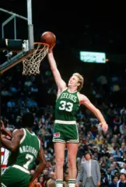 Larry Bird Of The Boston Celtics 1980 Basketball Photo 2