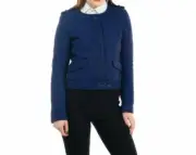 EMPORIO ARMANI Jacket cropped Size 40(8UK) - textured, pattern, 2-tone