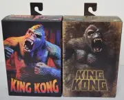 NECA (2) KING KONG Action Figures - Ilustrated & Classic Versions 7" Tall NEW