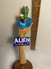SIERRA BLANCA ALIEN WHEAT ALIEN SPACESHIP draft beer tap handle. NEW MEXICO