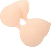 [GAROZATION] 2Pcs Insert Pads for Sports Removable and Washable Cups Soft and Comfortable Inserts for Active Lifestyles for Sports Bras and Daily Wear Skin Color