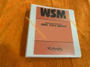 Kubota zg222 zero turn mower Workshop Service Repair Manual binder