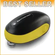 Stainless Steel One-Touch Can Opener: Easy Lid Removal & User-Friendly Design