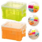 4 Pcs Condiment Cosmetics Organiser Makeup Organizer Sundries Storage Box Child