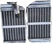 Aluminum Radiator Compatible For 2012-2023 KTM 50 SX 50 SXS 50 SX MINI Cooler Cooling Coolant 2012 2013 2014 2015 2016 2017 2018 2019 2020