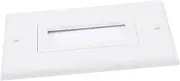 SECFOU Pass Through Wall Plate Brush Organize Your Cables Hide Wires for Wall Mount Tv