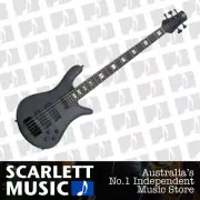Spector Euro 5 LX 4 String Electric Bass Guitar Trans Black Matte Stain