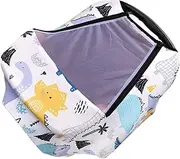 ibasenice Stroller Cover Window Cover Nursing Canopy Sunlight Windproof Breathable Fabric Easy to Store