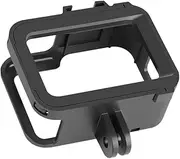 SHINEOFI Protective Frame Shock Resistant Wear Resistant Housing Case with Cold Shoe for Easy Microphone Light Attachment Side Opening for Charging Compatibility