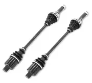 2 New Rear ATV Axles Fit Polaris Ranger 570 Full Size XP900 Crew 900 Diesel Crew