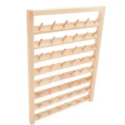 48 Spools Thread Rack Wall Mounted Embroidery Spool Thread Organizer For Sewing