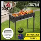 Moyasu Charcoal BBQ Grill Mesh Plate Set Folding Camping Picnic Outdoor Barbecue