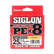 Sunline P.E Line X8 Siglon 150M P.E 1.5 25LB Orange (1908)