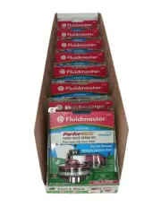 8-PACK Fluidmaster 555C Universal Flush Valve Toilet Repair Kit Fixes Leak