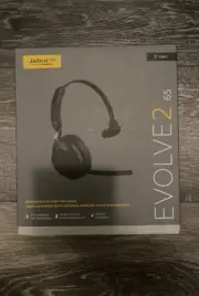 Jabra Evolve2 65 Stereo Wireless Headset (MS Teams, USB-C) - Black