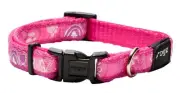 ROGZ Fancy Dress Dog Collar - Pink Paw SM