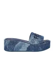 Fendi Sunshine Flatform Slides 39 blue