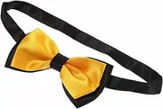 [JEWEDECO] Polyester Bow Tie for Men Tuxedo Bowtie for Wedding Adjustable Pre-tied Bowties Groomsmen Present