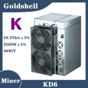 New Goldshell KD6 Miner ASIC KDA Kadena 29.2Th/s 2560W Built-in Power Supply