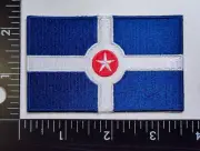 Patch Indianapolis State Flag Hook Loop Tactical High Quality Patch