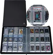 Rayvol 12 Pocket PSA Slab Binder, Holds 168 PSA Slabs, Graded Card Binder for PSA, CGC, CSG, FGS and FCG Slabs
