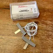 N Scale Fleischmann Piccolo 9425 Pair Track - Switch Contact