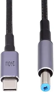 Cablecc USB-C Type C Input to DC 20V 5.5 * 2.1mm Output Power 100W 135W 140W 65W PD Charge Cable for Laptop