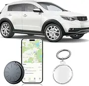 [HONGTOP H] GPS Car Tracker for Vehicles, 1PCS Mini GPS Tracking with Waterproof Case, GPS Tracker Work with Find My (iOS Only), No Monthly Fee Car GPS Tracker