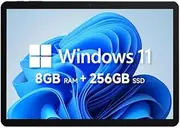 Hi10 X1 10.1" FHD (1280x800) IPS Screen Intel Celeron N100 CPU 8GB RAM 256GB ROM Windows 11 Tablet PC with Micro-HD(only Tablet pc)