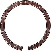 VICASKY Acoustic Guitar Sound Hole Rosette Guitar Decals Inlay 110mm Rosewood Strips