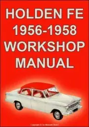 HOLDEN FE Sedan, Station Wagon, Utility, Panel Van 1956-1958 WORKSHOP MANUAL