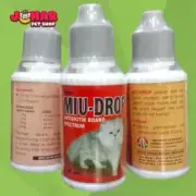 4x Miu drops Br*ad Sp*ctrum Antibiotic For Cat 30 ml