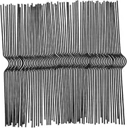 HOUDERCO 100pcs Calendar Hook Bulletin Bars Phone Speaker Protector Reflective Keychains for Backpack Miniature Clothes Hanger Shower Door Track Bulletin Board Strips Hooks Belt Iron Black