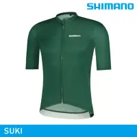 在飛比找momo購物網優惠-【城市綠洲】SHIMANO SUKI 短袖車衣 / 綠色(男