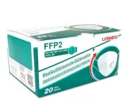 460 pieces (23x20 pieces) Leikang FFP2 respirator mask face mask, white MHD