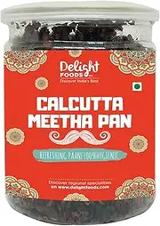Delight Foods Calcutta Meetha Paan 200g Without Supari |Sweet Paan Hygienically Packed Traditional Mukhwas & Paan - Premium Mouth Freshener