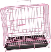 GREENADSCAPE Innovative Cat Carrier Foldable Car Kennel Cat Cage Dog Travel Crate Rabbit Cage Metal Wire Dog Crate Indoor Outdoor