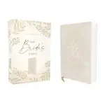 NIV, BRIDE’’S BIBLE, CLOTH OVER BOARD, CREAM, RED LETTER, COMFORT PRINT