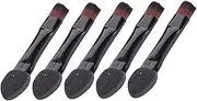 IWOWHERO Dual Sided Makeup Brush Set 50pcs Eye Shadow Sponge Applicator Eyebrow Brush Non-irritating for Beginners Professionals