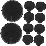 Kisangel 10Pcs Potentiometer Knobs Durable Volume Control Knobs for Electric Guitars Equipment Easy to Install Corrosive Design for Amplifiers Effect Pedals